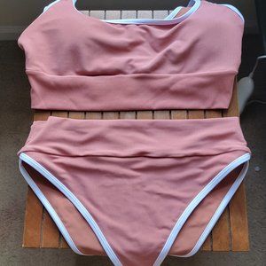 COPY - New Pink LainSnow Two Piece Swimsuit